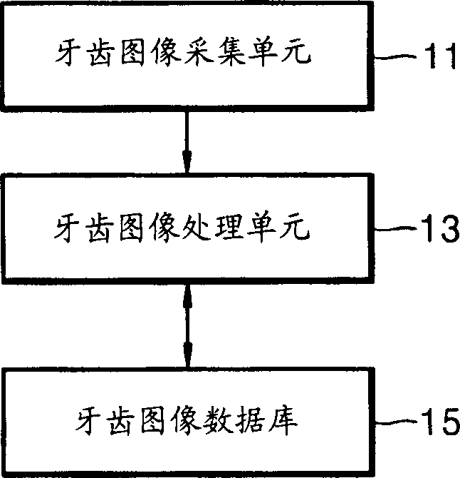 Method for extracting tooth area from tooth image and personal recongition method and device