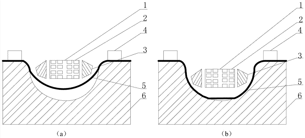 Device and method for improving die attaching performance of electromagnetic formed workpiece