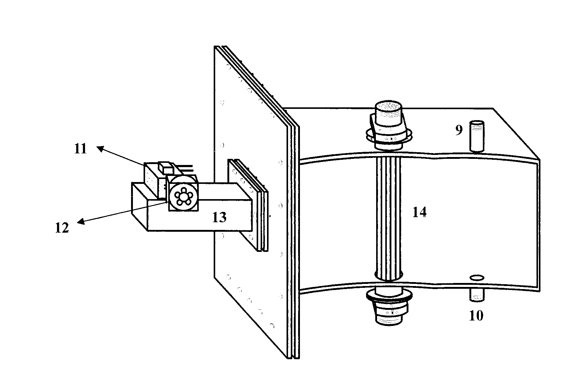 Apparatus and method for microwave enhanced membrane distillation process