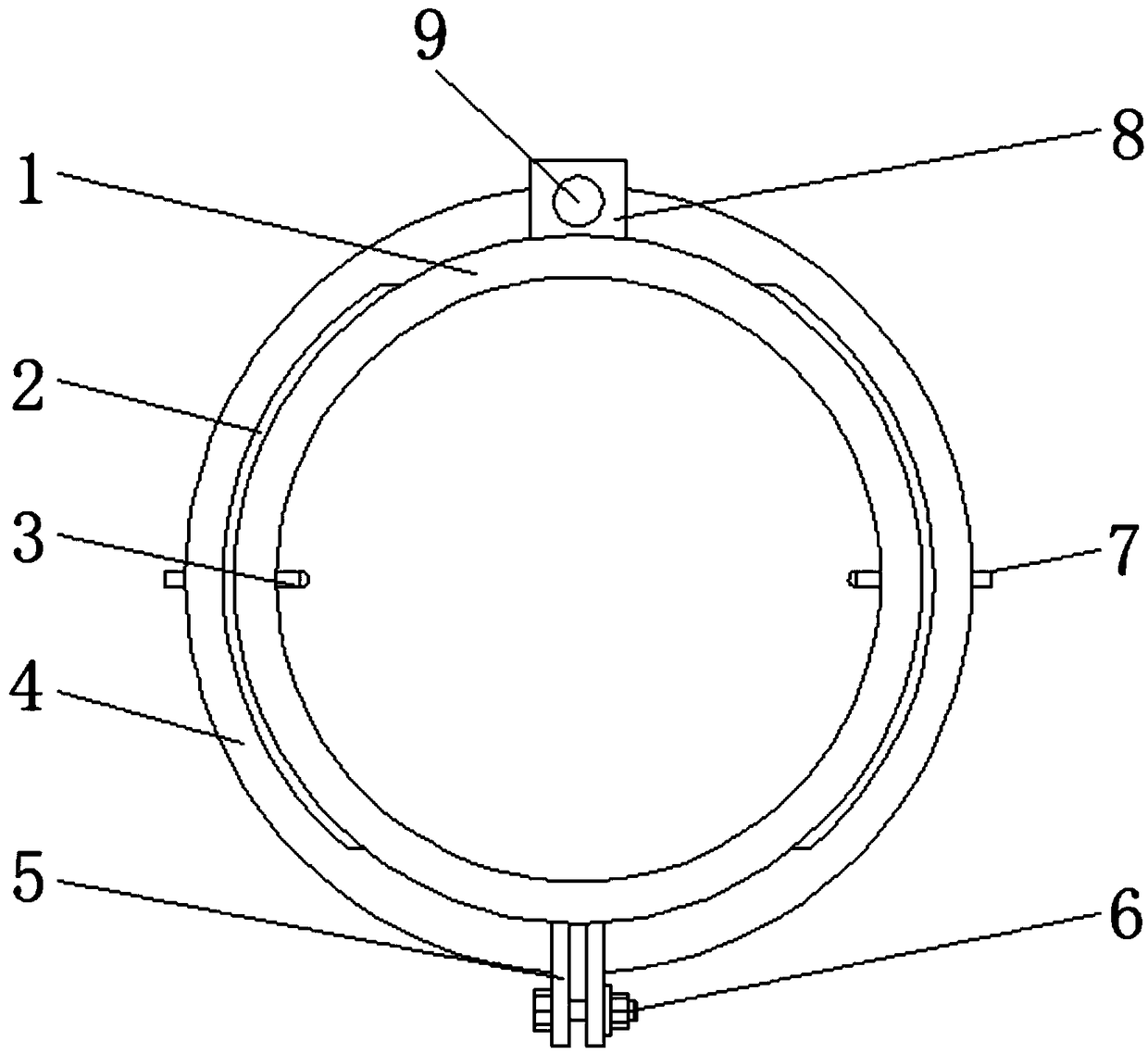 Air quality monitoring device for air inlet of magnetic levitation blower