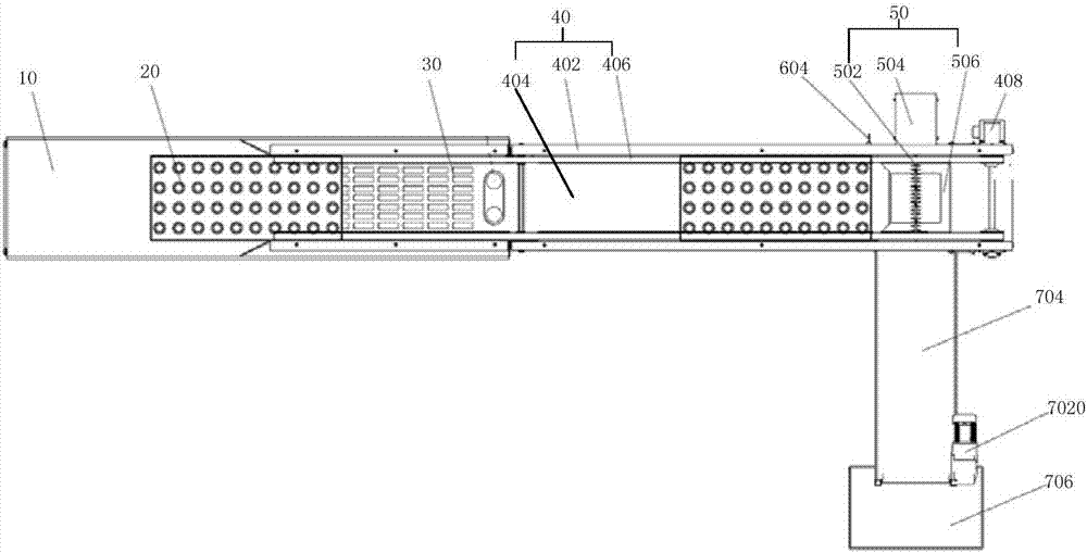 Automatic harvesting and root cutting production system