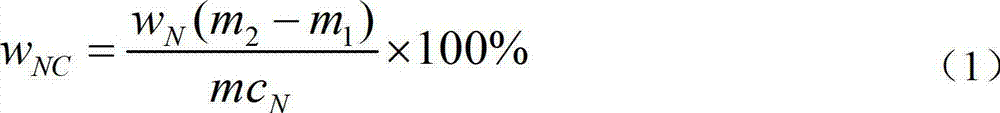 Quantitative analysis method of nitrocellulose component in propellant