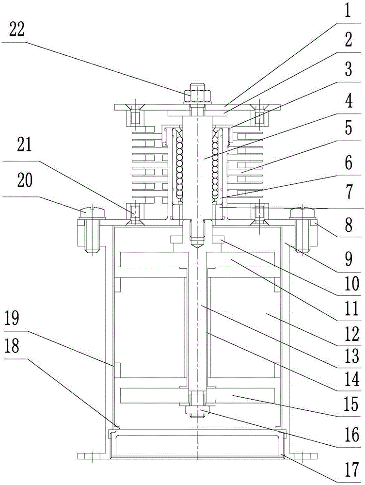 Double-plate linear motion eddy current retarder