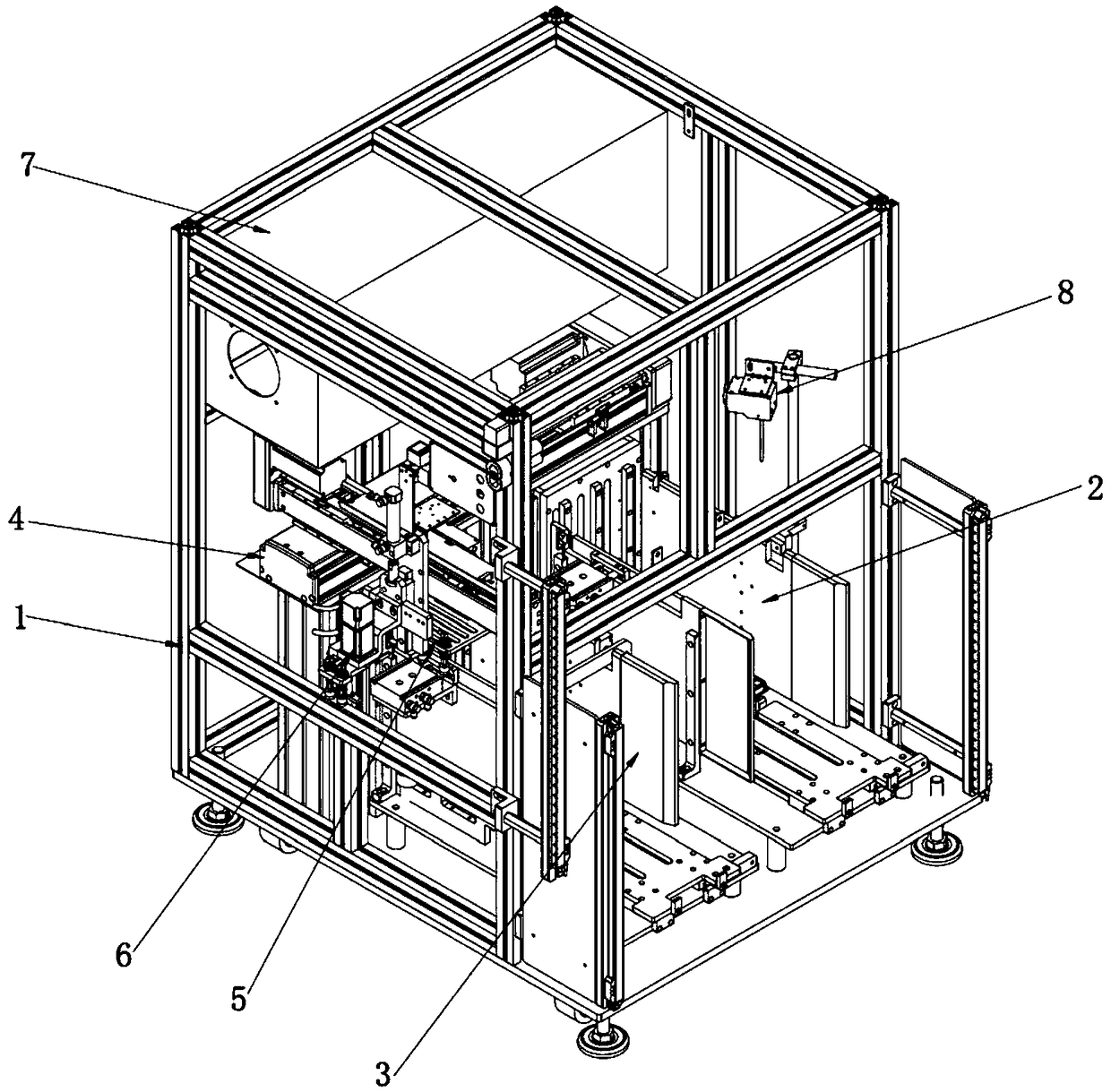 Automatic disc placement device for winding machine