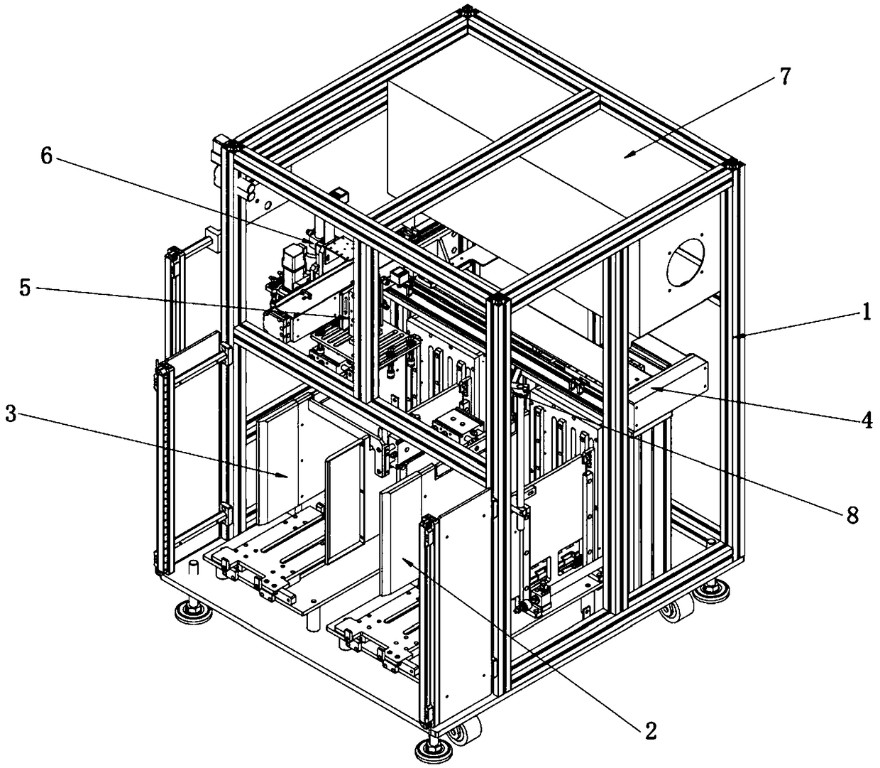 Automatic disc placement device for winding machine