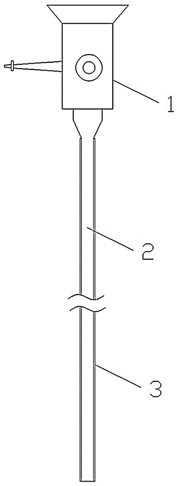 Gastroscope with insert tube protective sleeve replaceable