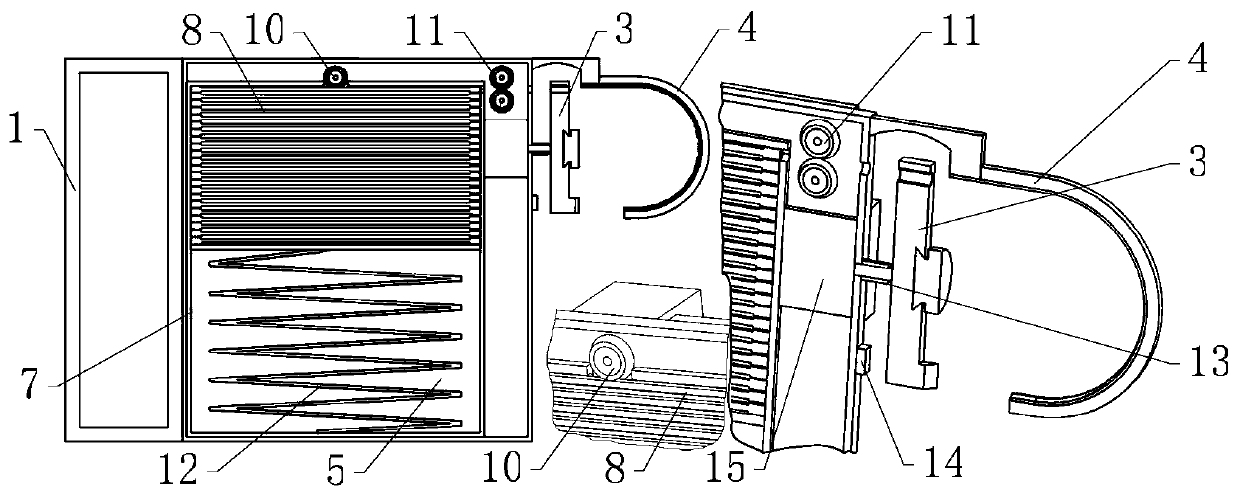 Steel wire knotting device for building construction and steel wire knotting method for construction