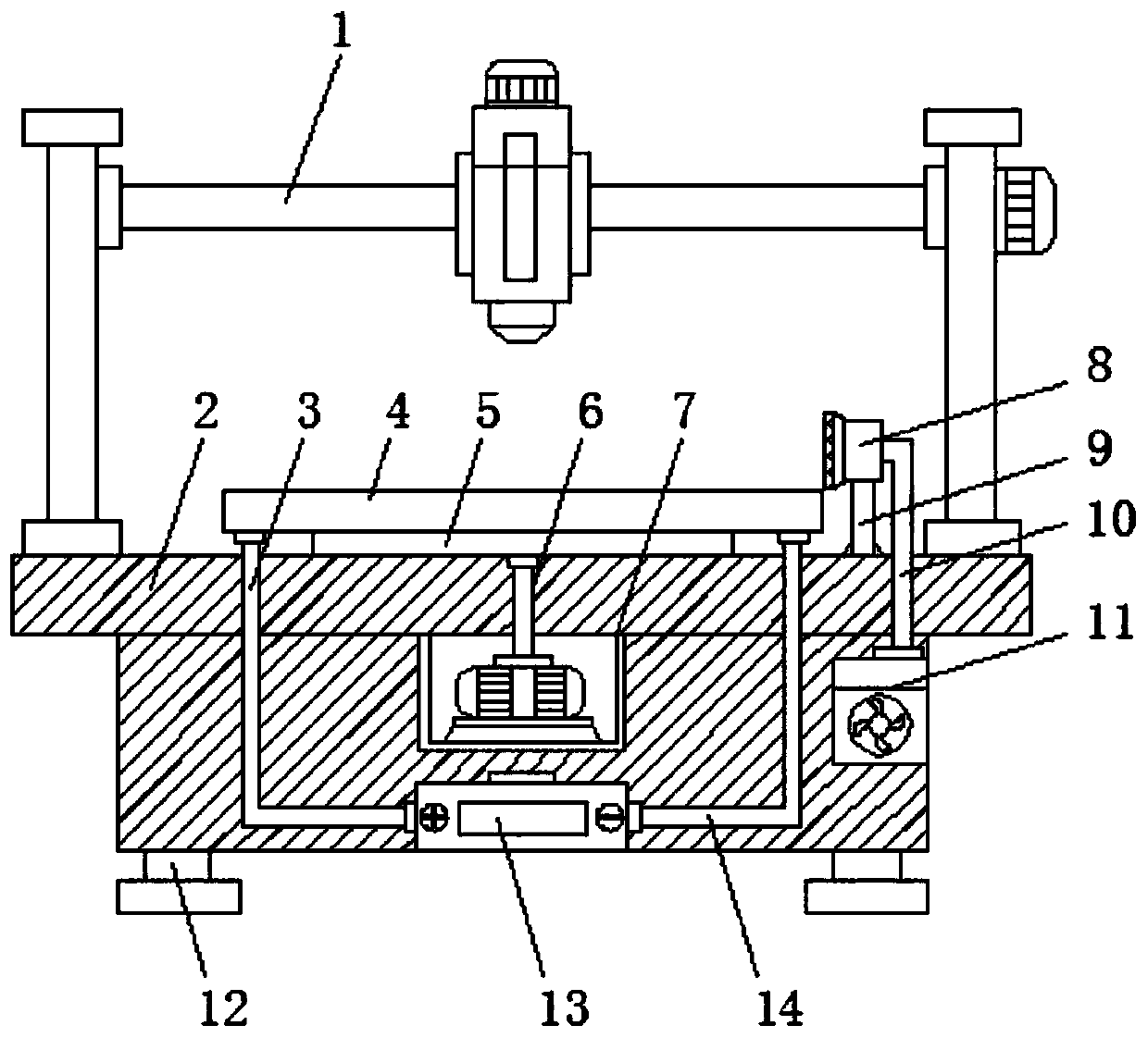 A three-dimensional CNC engraving machine