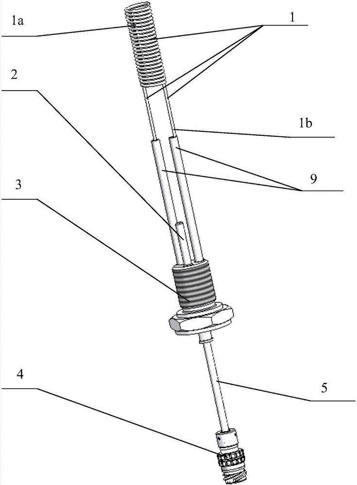 Dual-function temperature measurement heating sensor