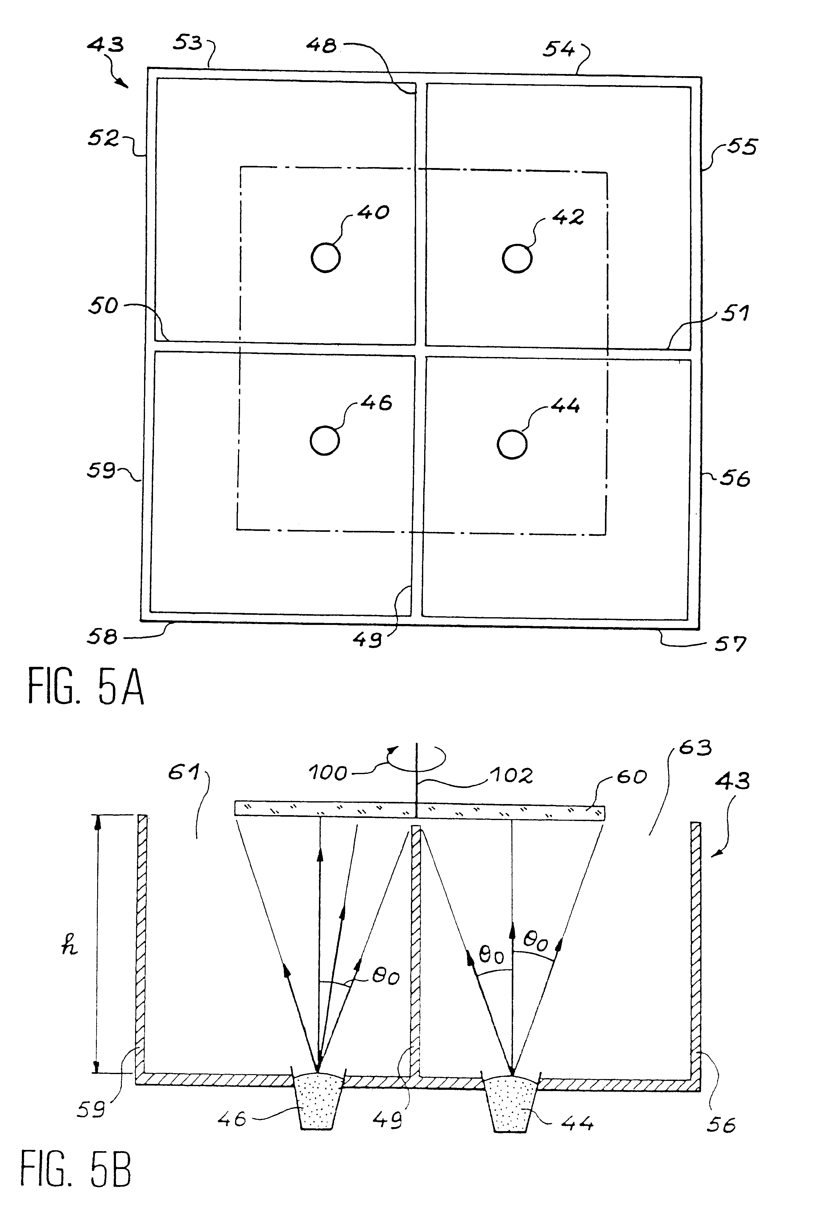 Apparatus for depositing a material by evaporation on large surface substrates