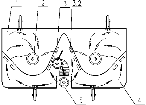 Dust collector for road sweepers