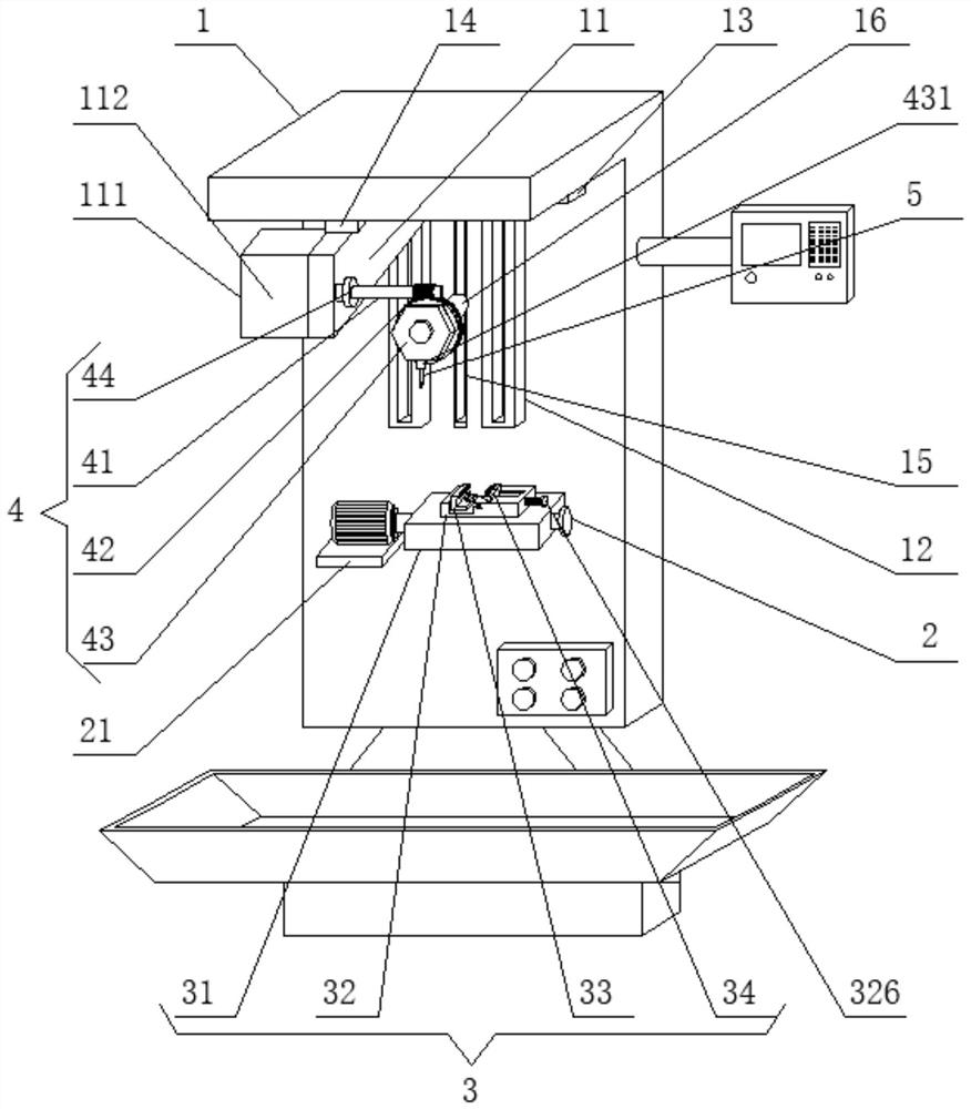 Special-shaped curved surface part machining method and equipment based on multi-axis linkage milling machine center