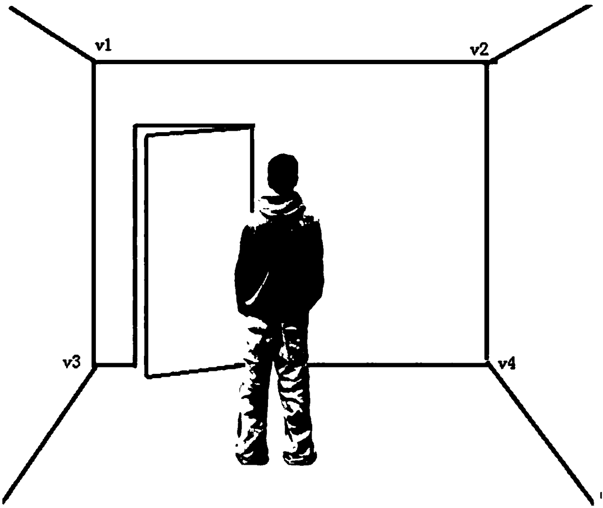 Cubic room internal dimension measurement method and storage medium