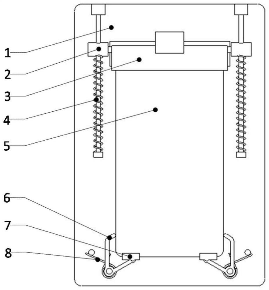 Vehicle-mounted mobile phone support