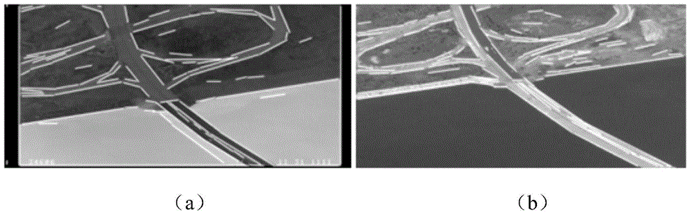 Infrared and visible-light different-source image matching method based on context of line segments