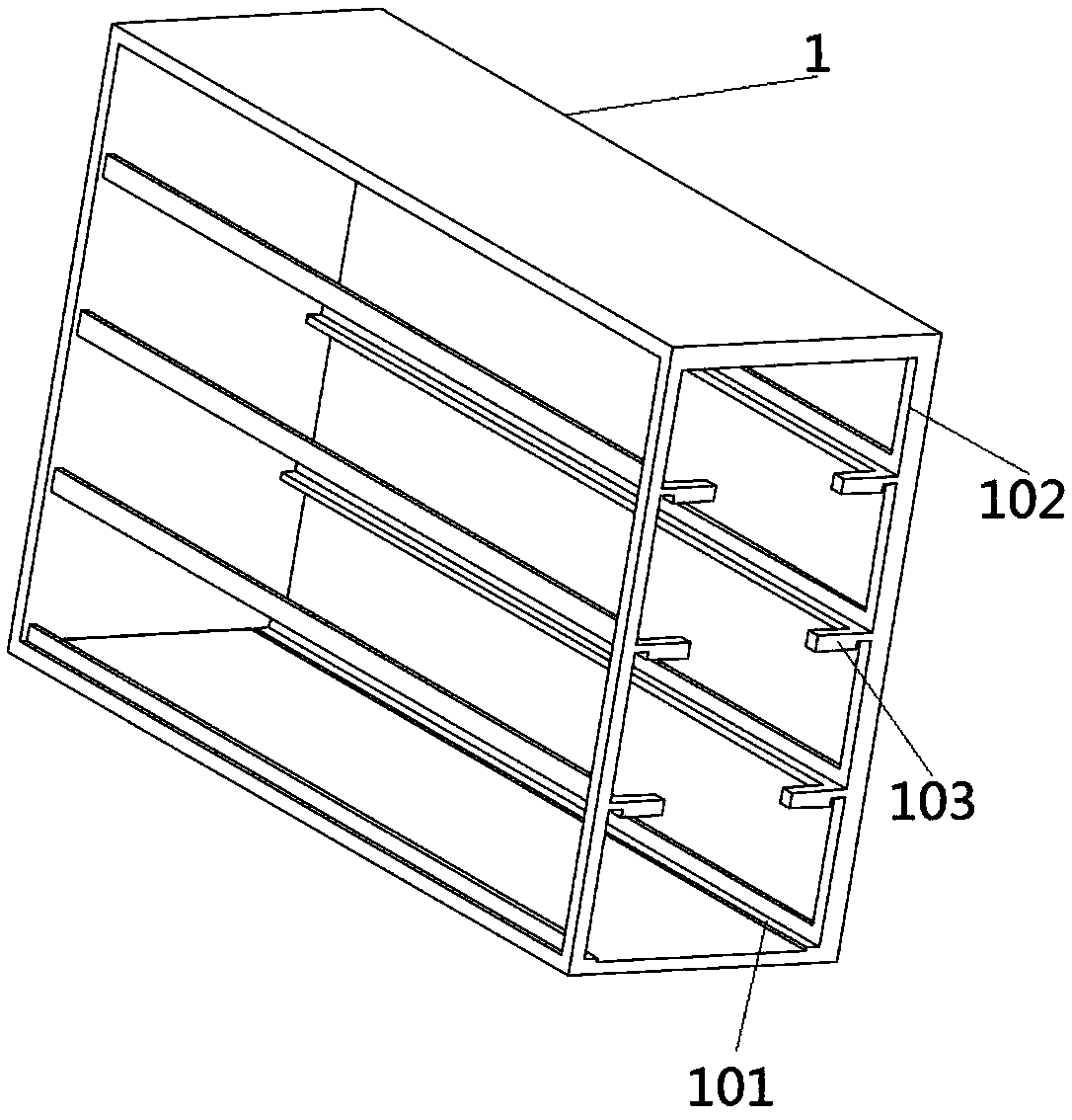 Wine cabinet carrying ultrasonic device