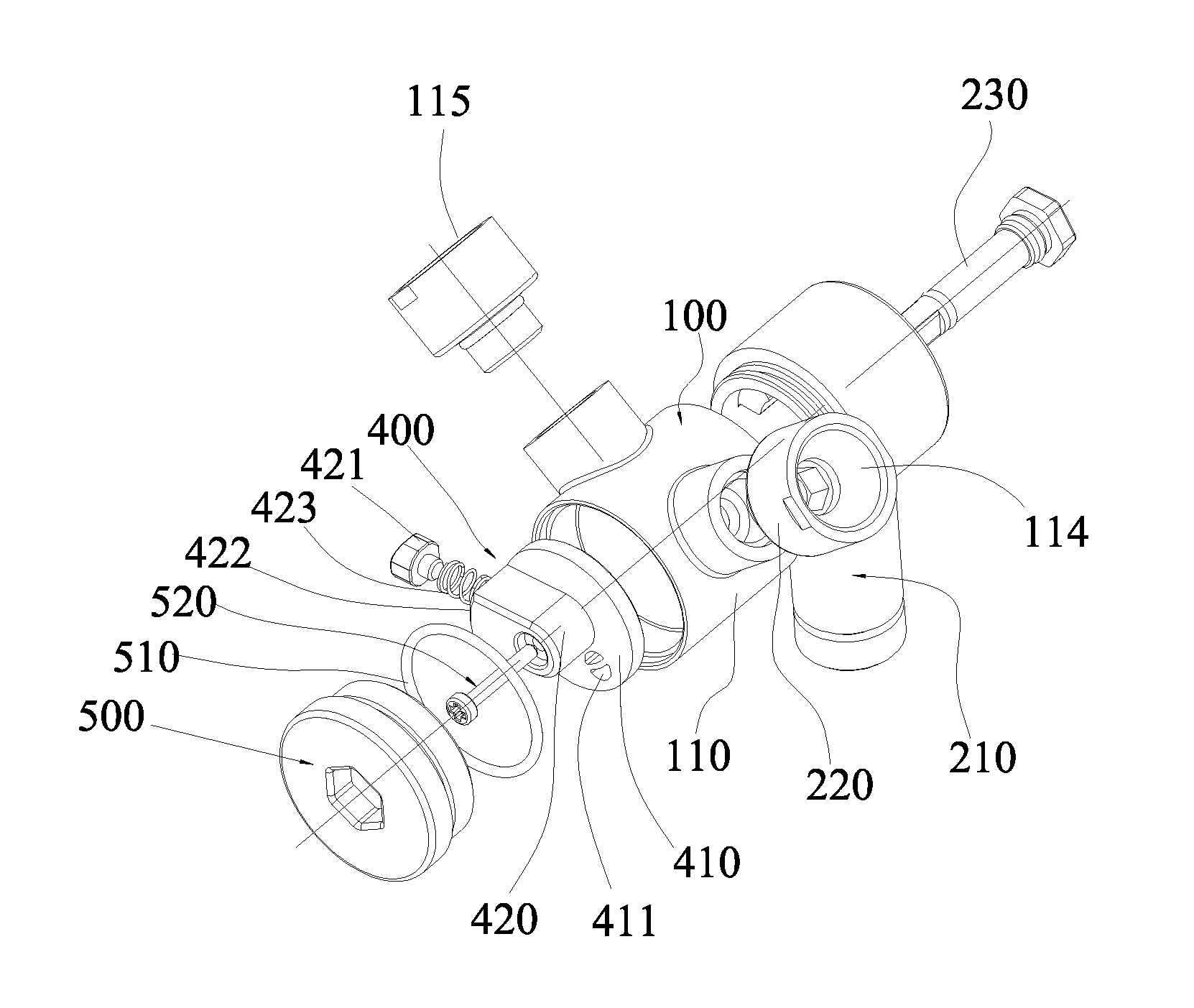 Rotary switch valve and shower group with rotary switch valve