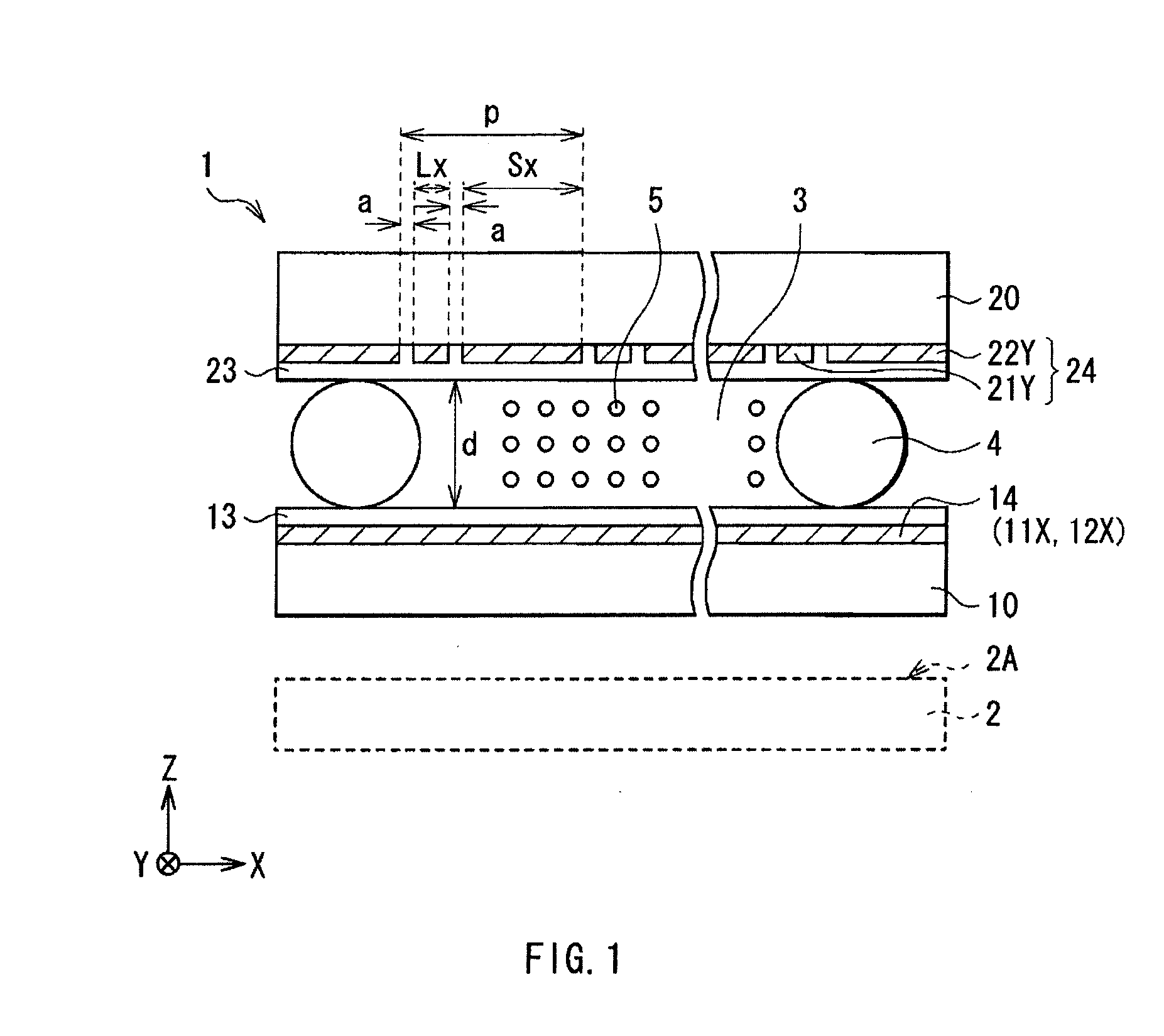 Lens array device and image display