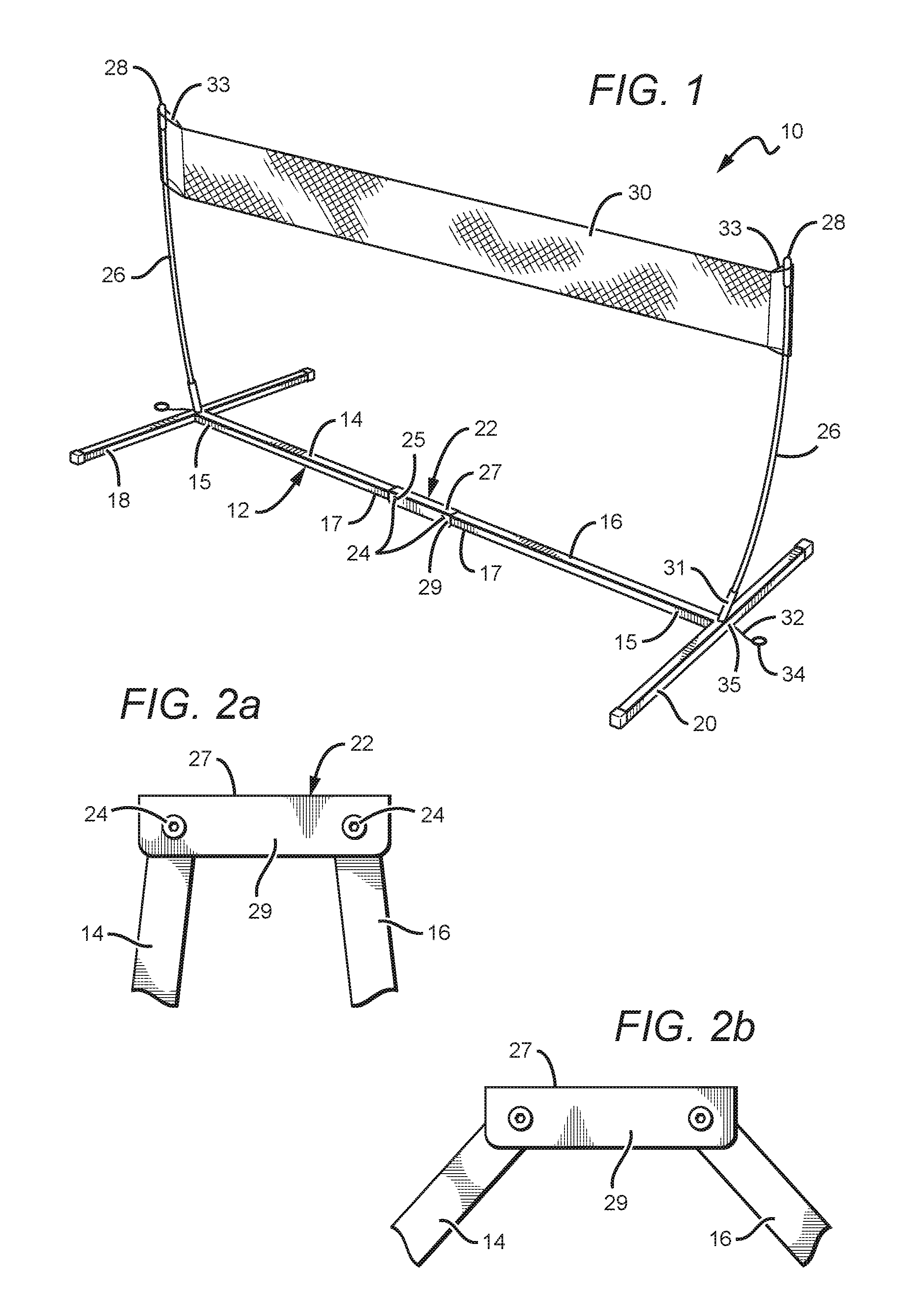 Ball net structure with alterable base