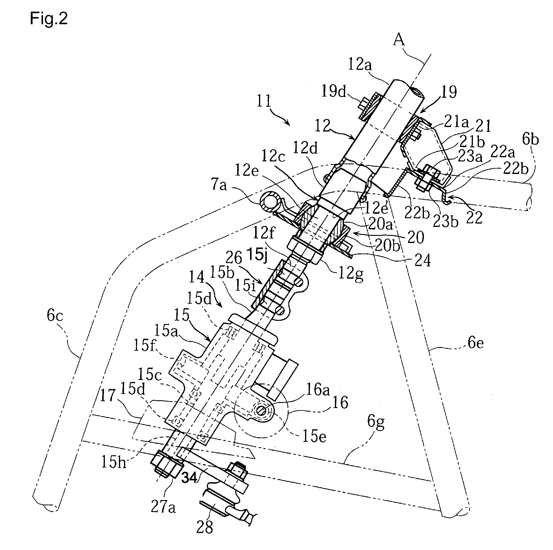 Steering system for small-sized vehicle