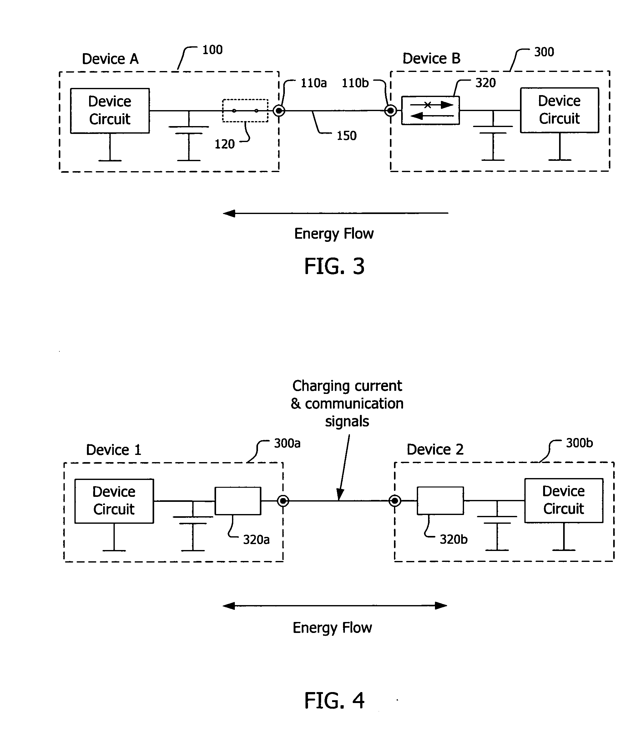 Method and apparatus for balancing energy between portable devices