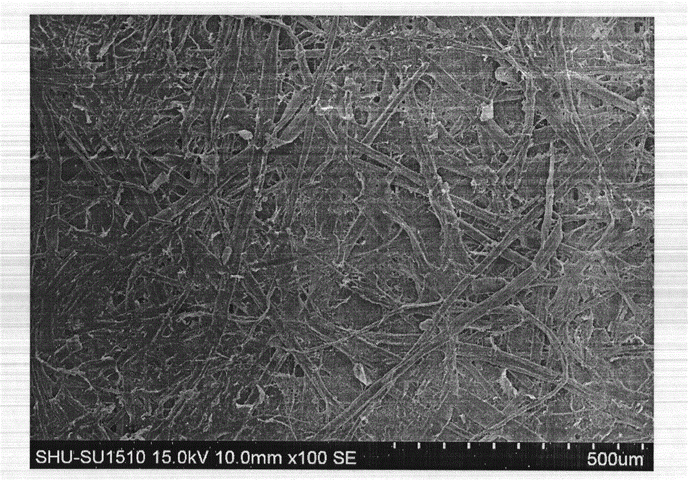 Method for reinforcing kraft with micro-nano inorganic crystal whiskers and kraft