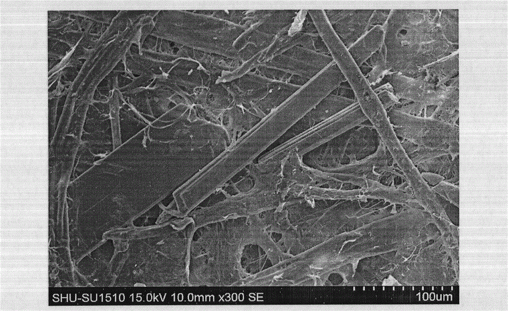 Method for reinforcing kraft with micro-nano inorganic crystal whiskers and kraft