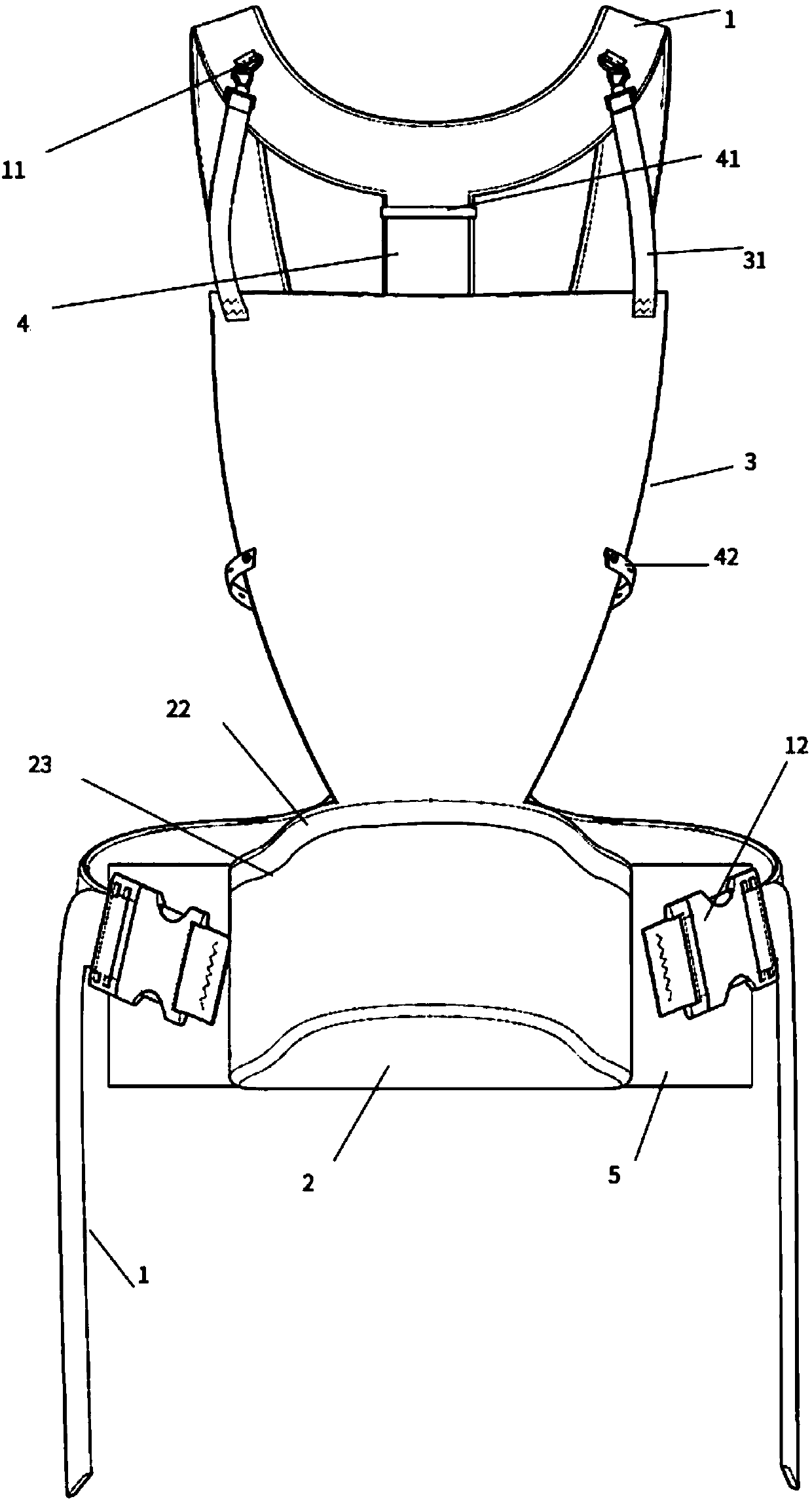 Easy-to-wear waist stool