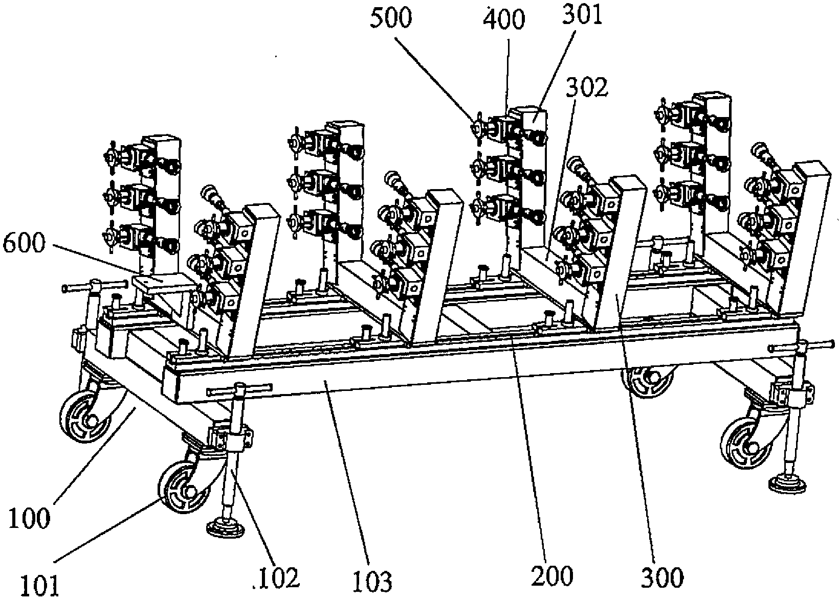 Clamping tool for trimming wing leading edge covering