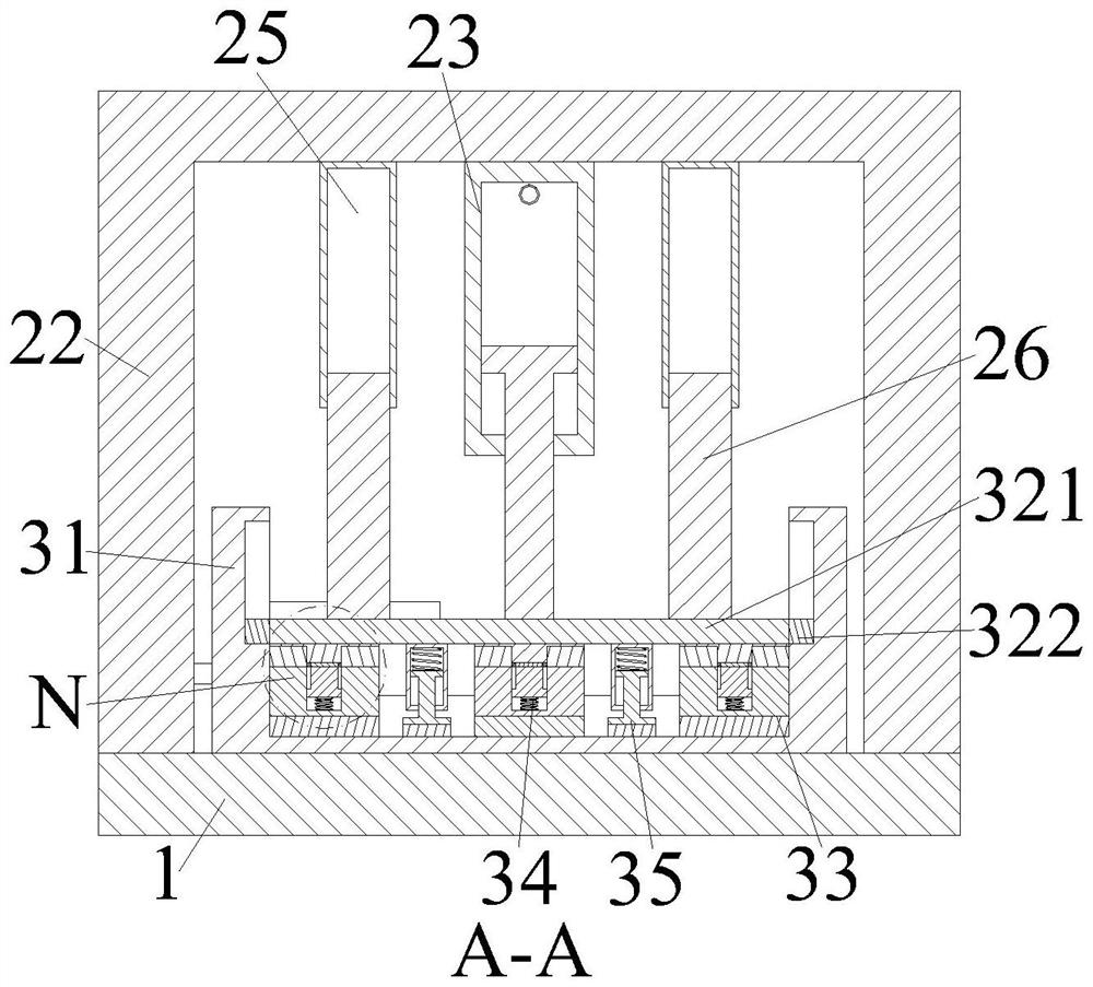 Solid wood cabinet ceramic handle forming and processing mold and forming and processing technology