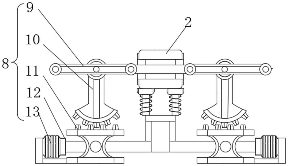 Mouse grabbing equipment capable of ejection grabbing, reverse rotation loosening prevention and protection