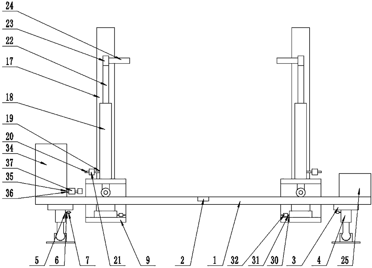 Pay-off rack device which can be conveniently dismounted and mounted for usage and is used for cable