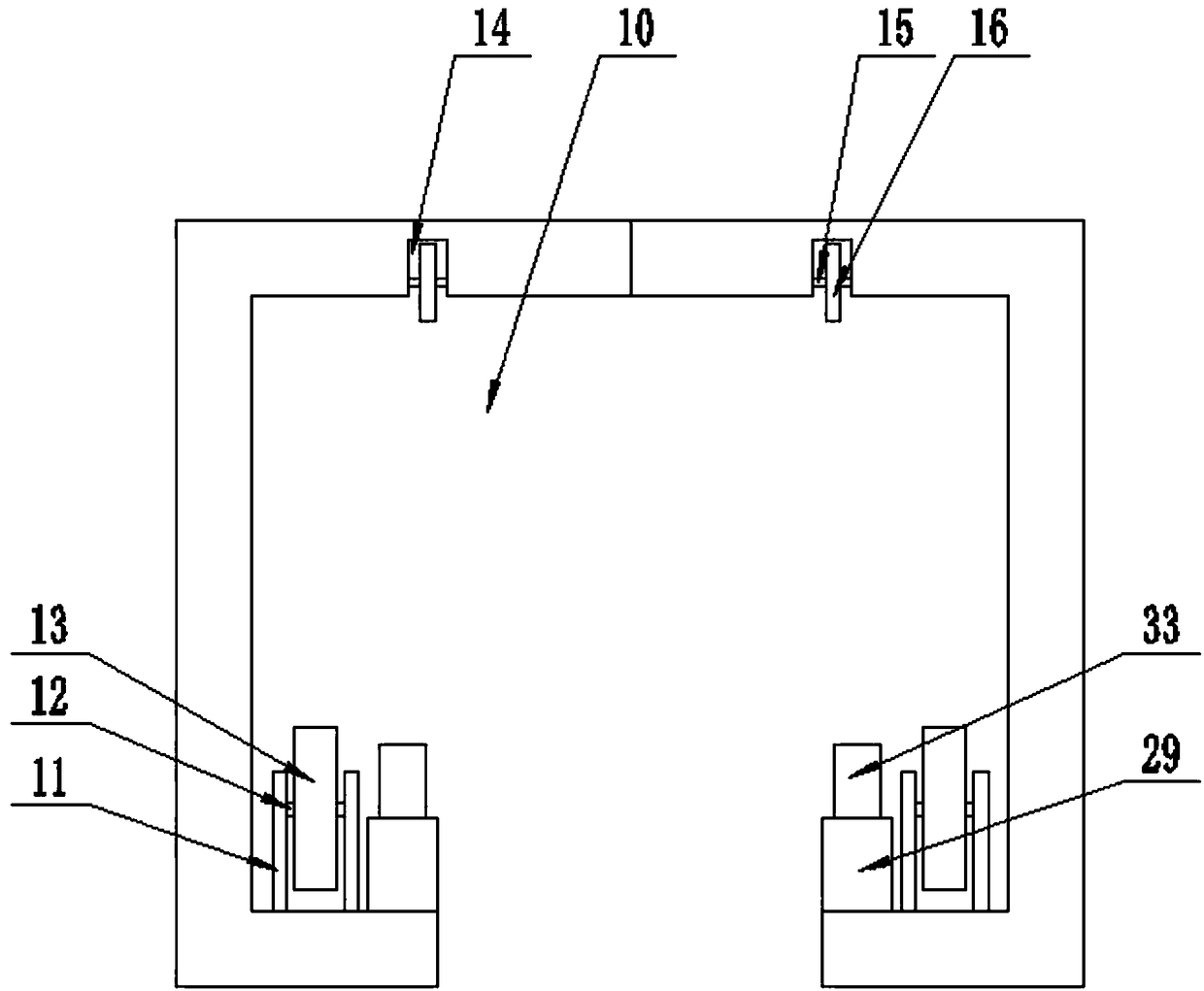 Pay-off rack device which can be conveniently dismounted and mounted for usage and is used for cable