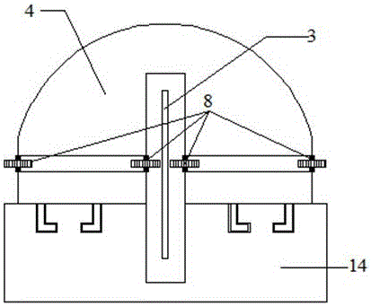 Device for accurately cutting pre-cut seam of asphalt mixture semi-circular bending tensile test piece