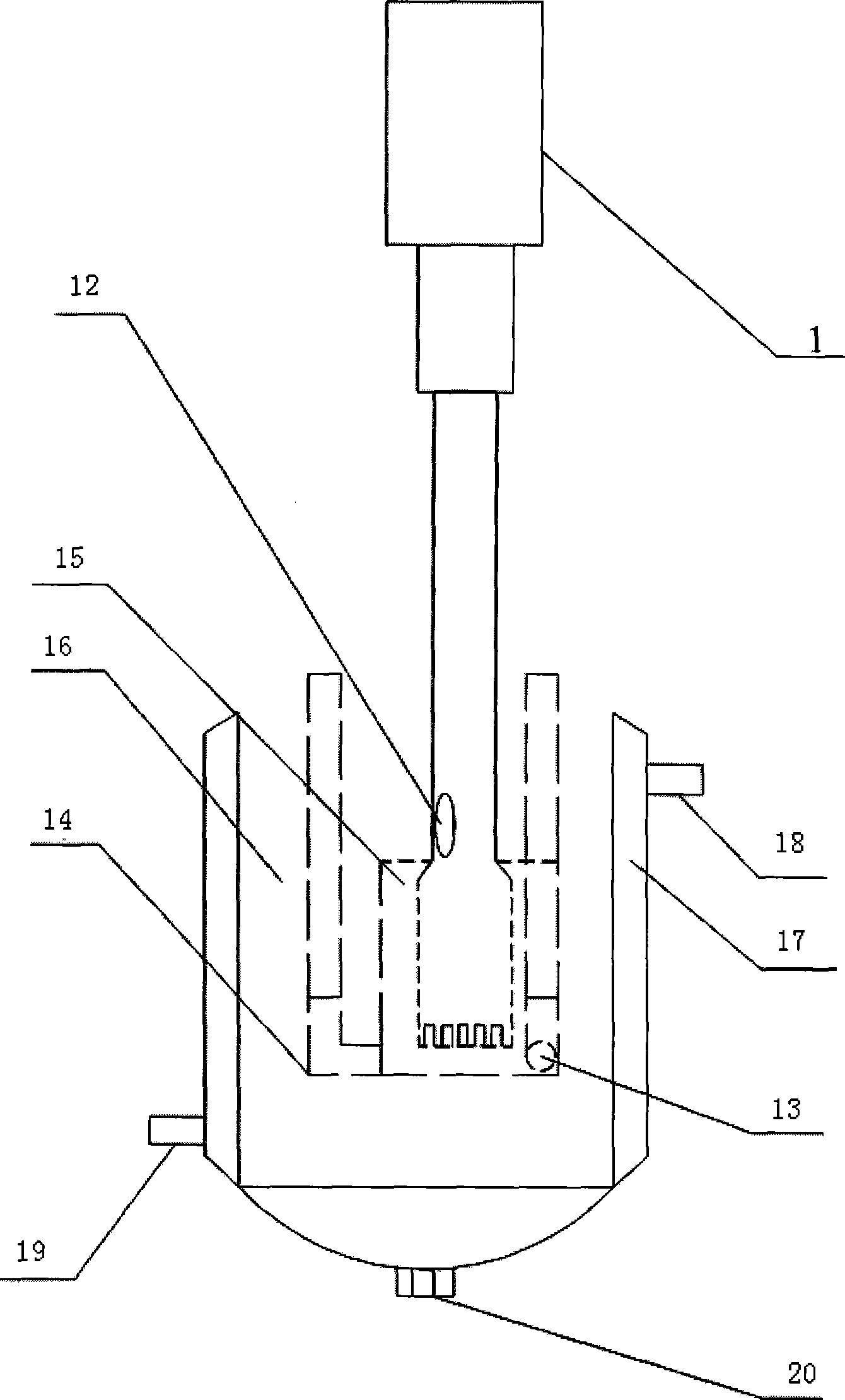 Tube type precipitation reactor