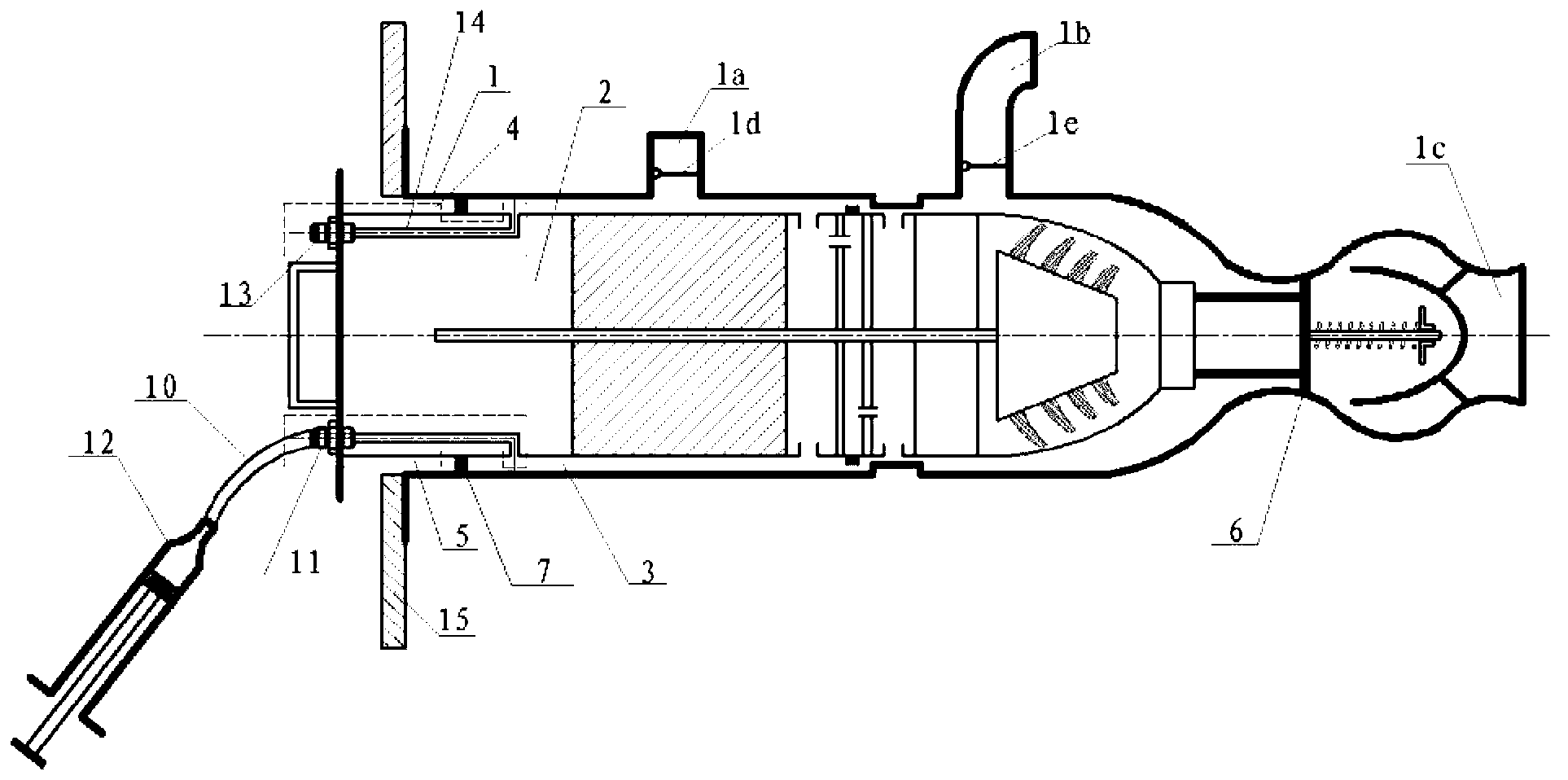 Oil drainage method of split type fuel pump