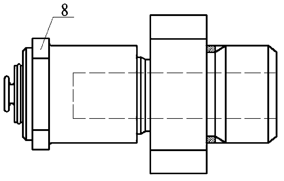 Oil drainage method of split type fuel pump