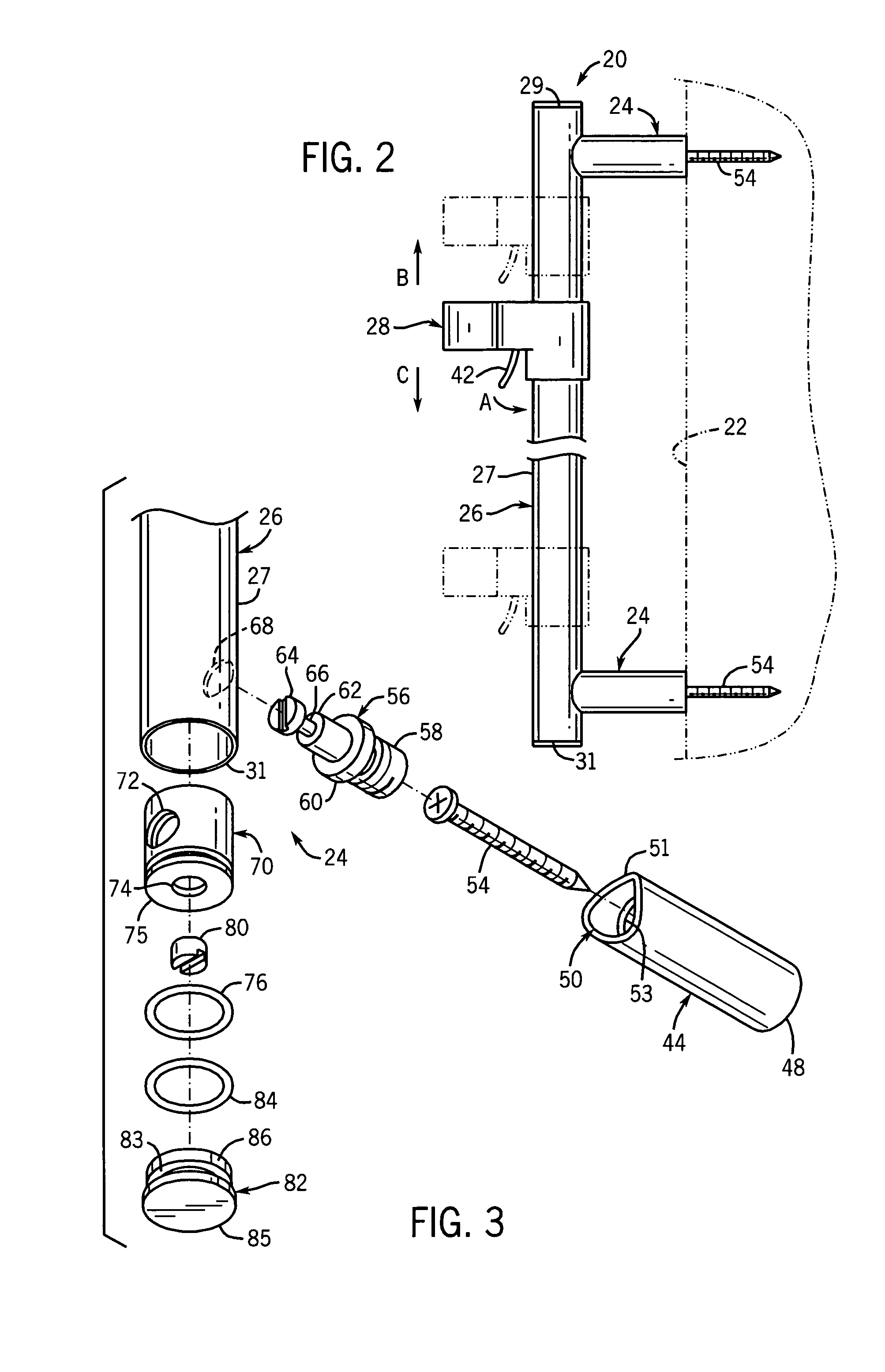 Handshower slide bar