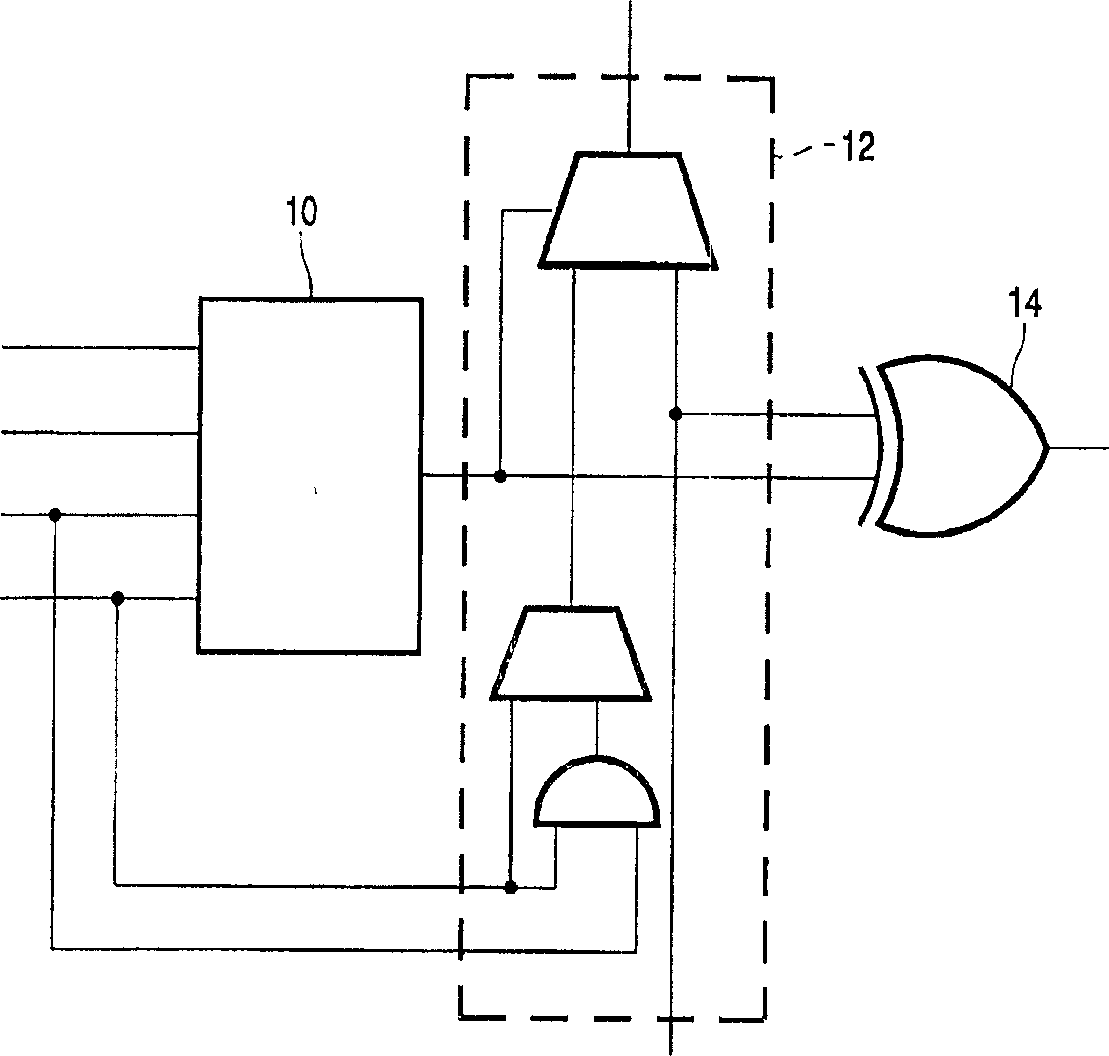 Electronic circuit with array of programmable logic cells