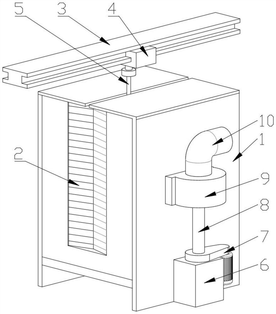 Surface treatment device for alloy material