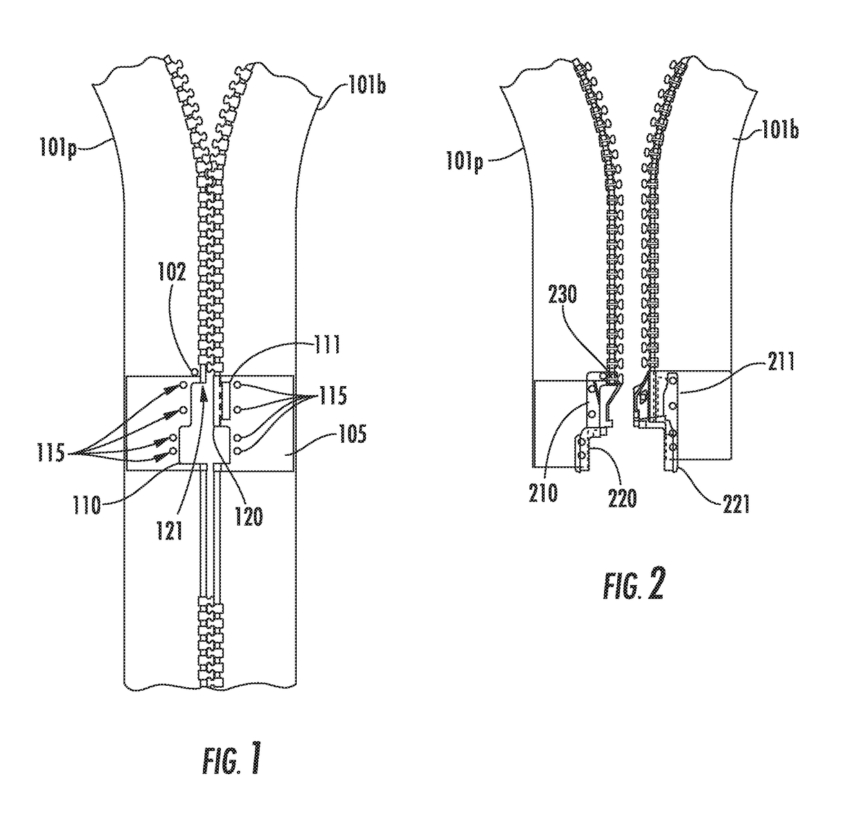 Methods for manufacturing slide fastener with overmolded components