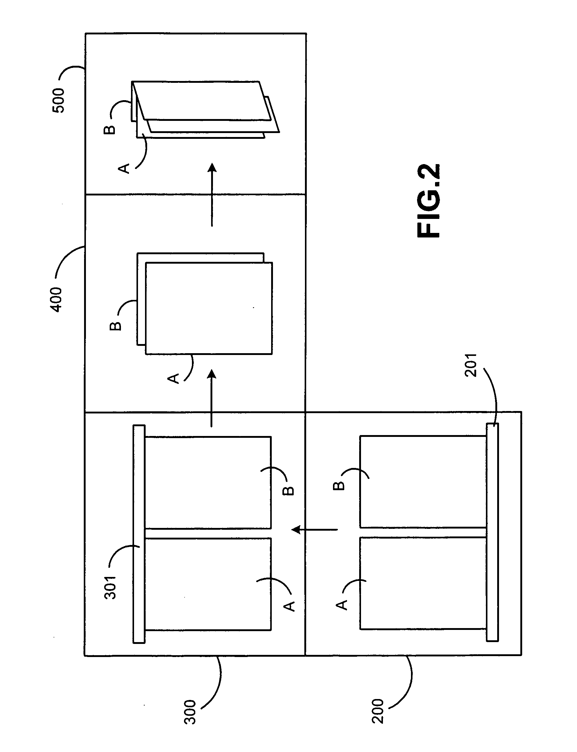 High throughput right angle turn module