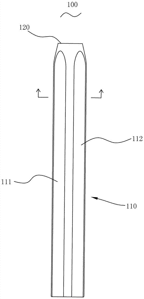 Toothbrush handle and toothbrush