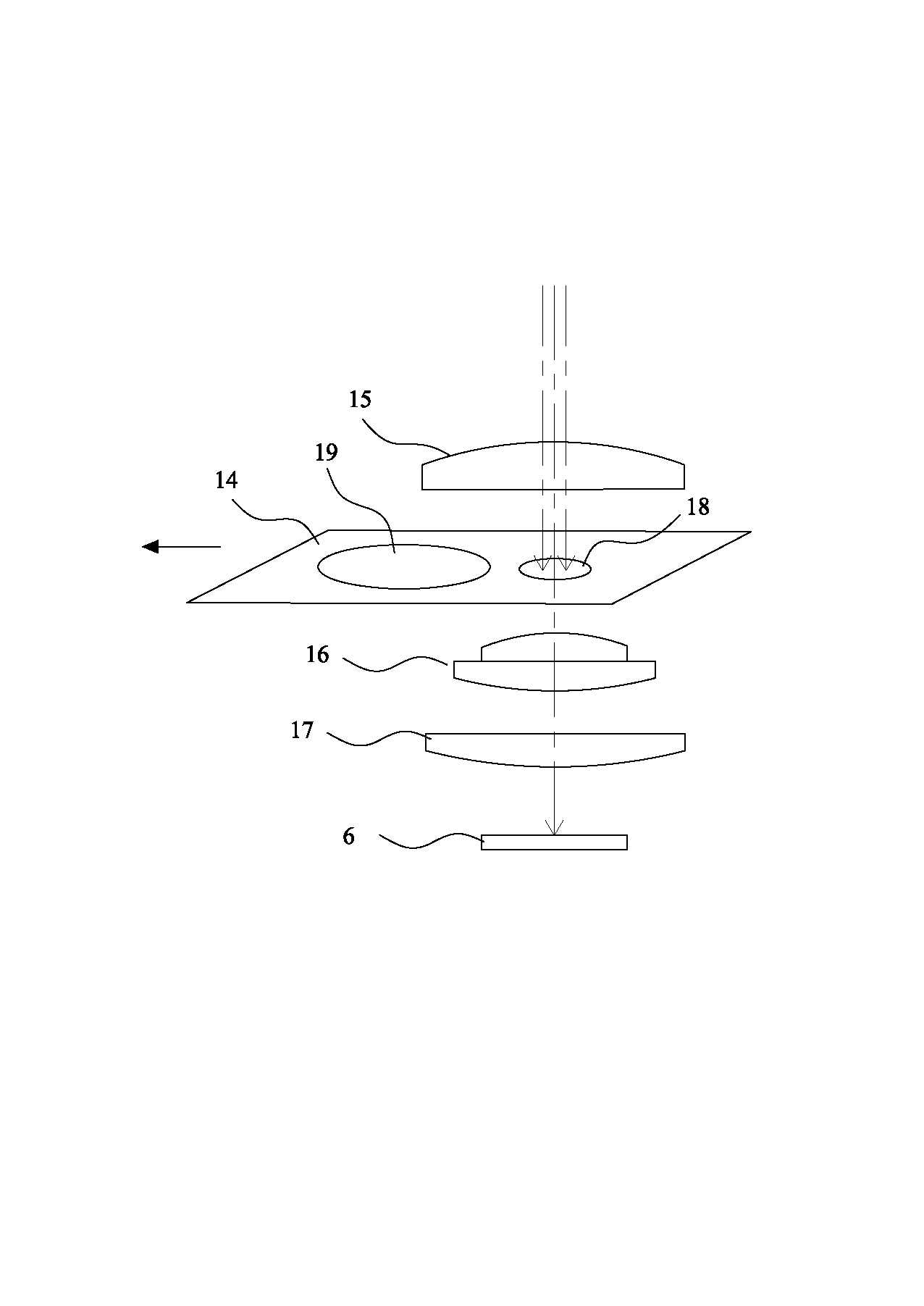 Monitoring camera with day and night double apertures