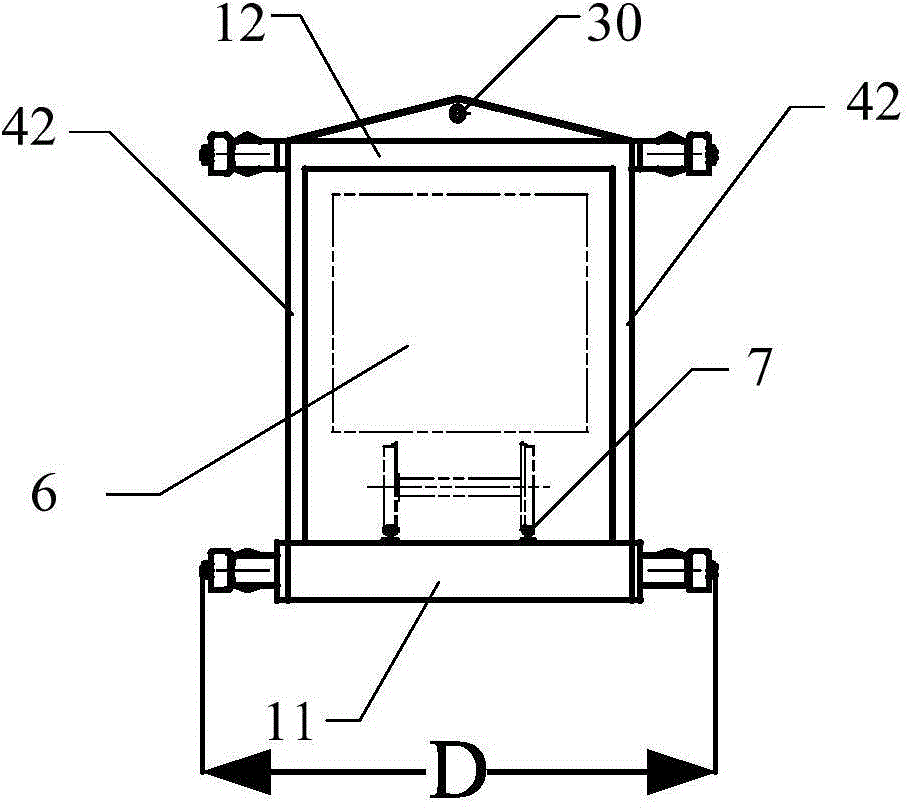 Tramcar lifting device