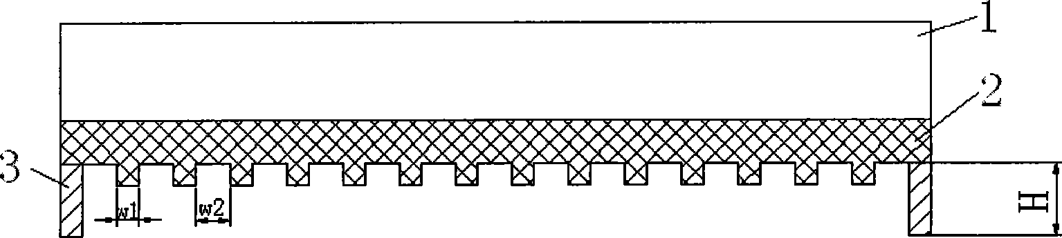 Micro-complex type method for inducing electric field under the restrict of non-contact moulding board