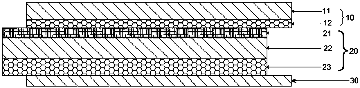 Hot-press molded protective film with shinning and antistatic effects and preparation method thereof