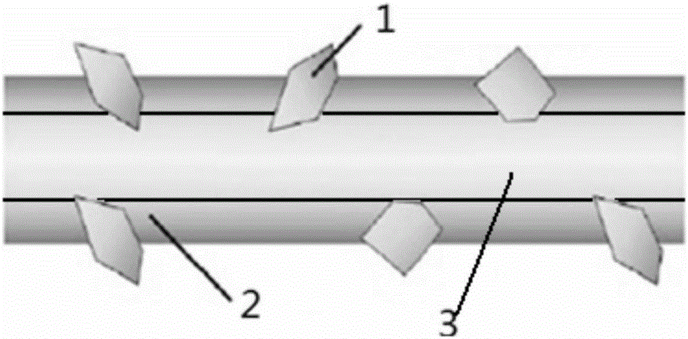 PBO fiber resin diamond wire and preparation method thereof