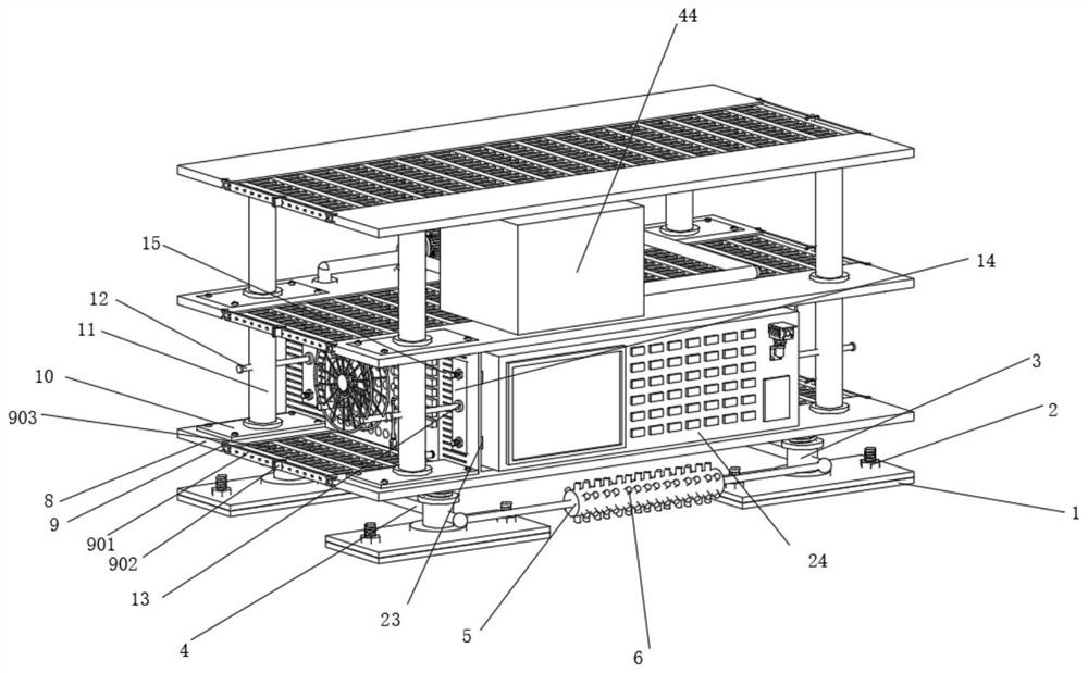 Data machine room with closed cold and hot channels