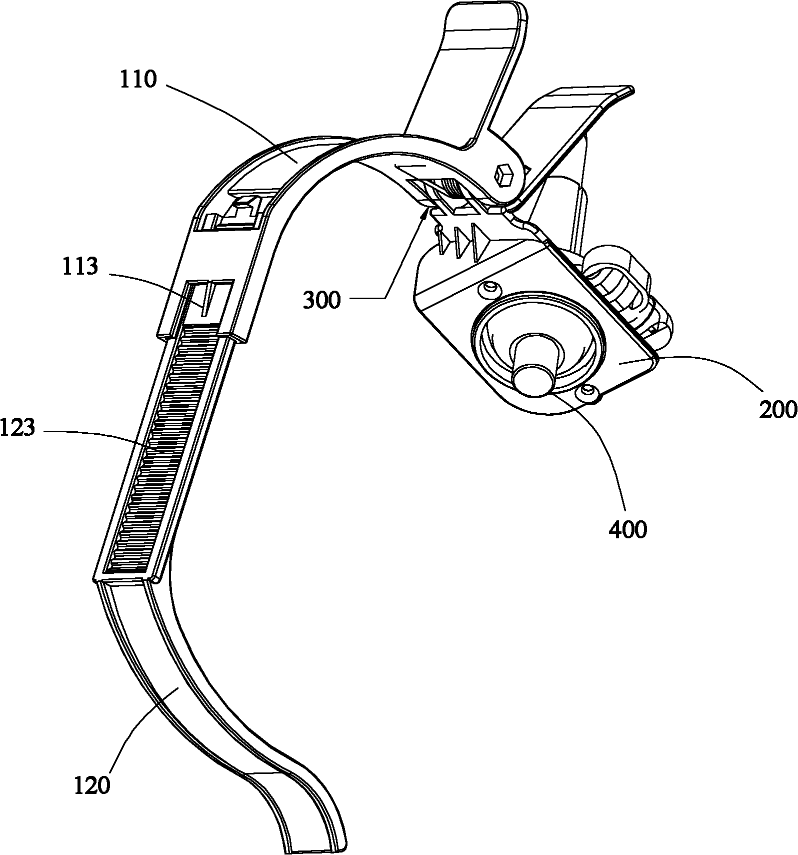 Cervical blood flow detecting device